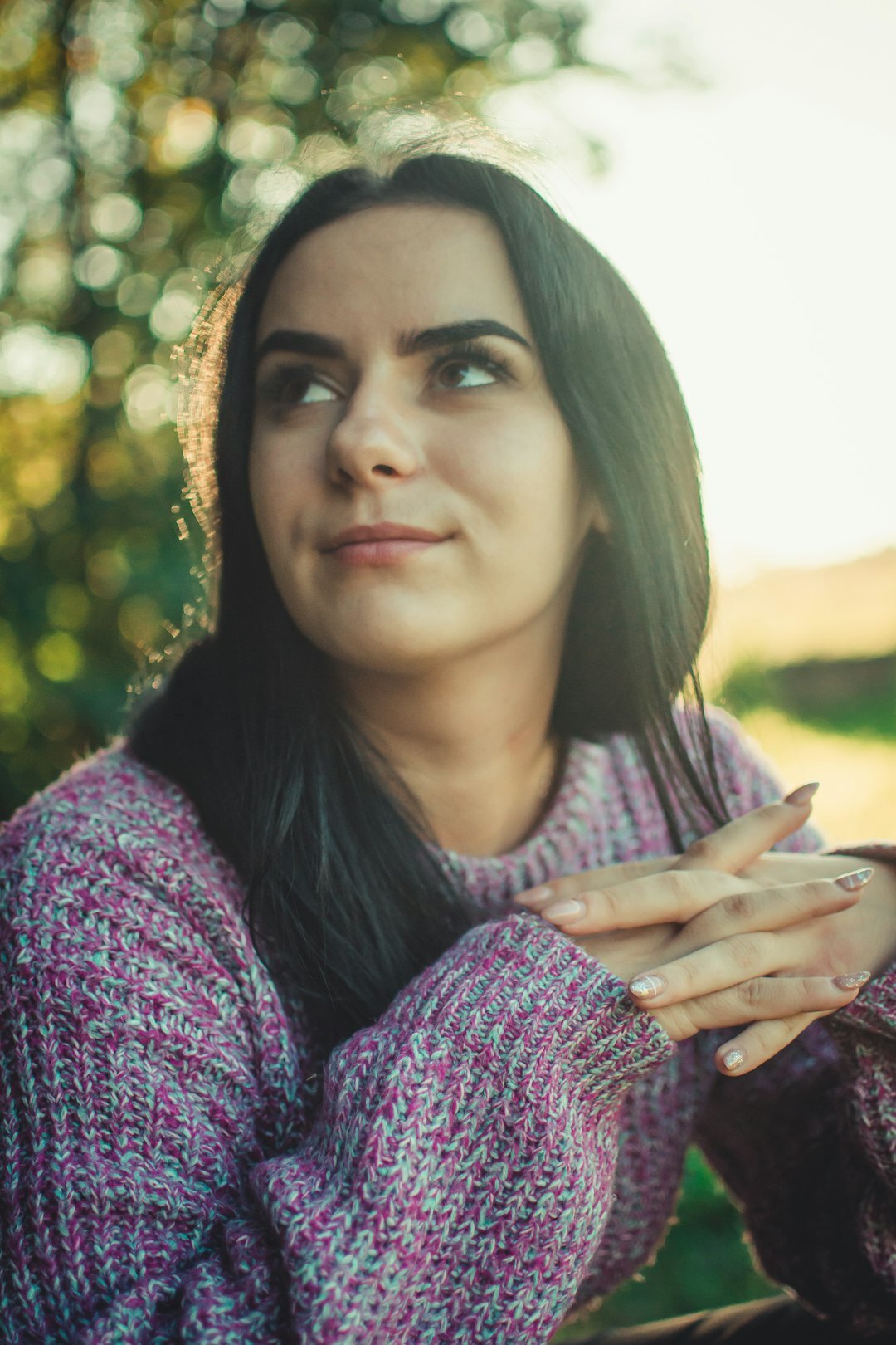 Studio portrait of a Danish woman financial content editor