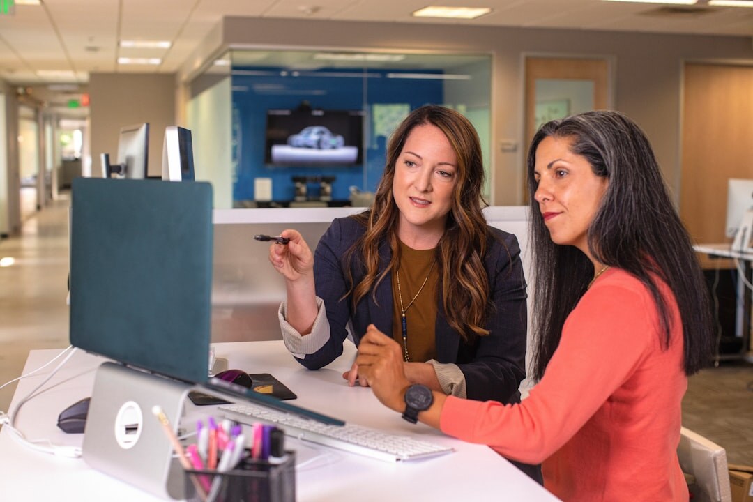 financial advisor with client
