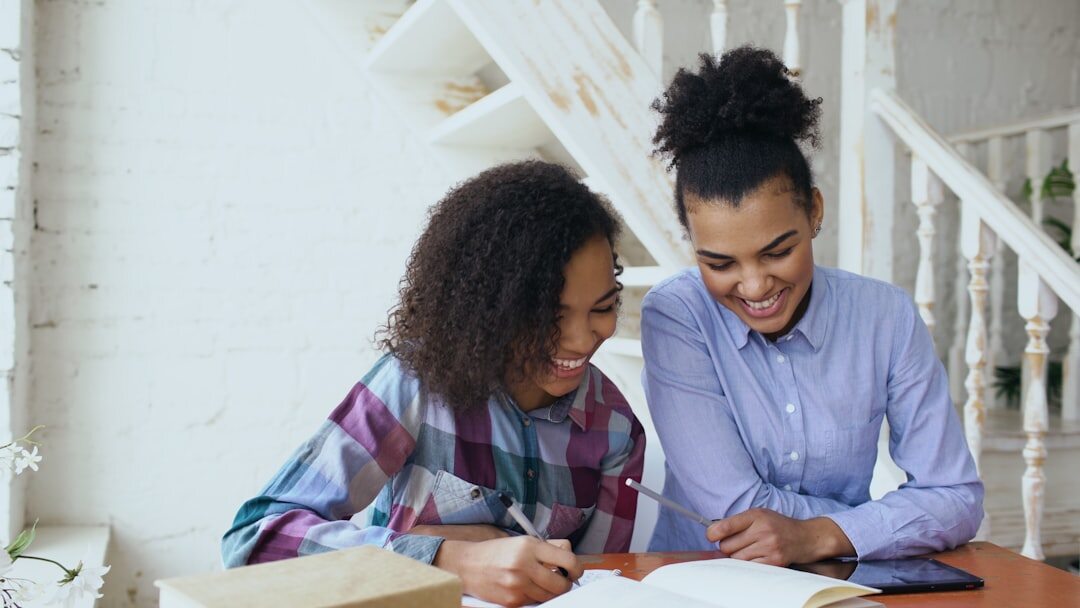 couple planning finances at home